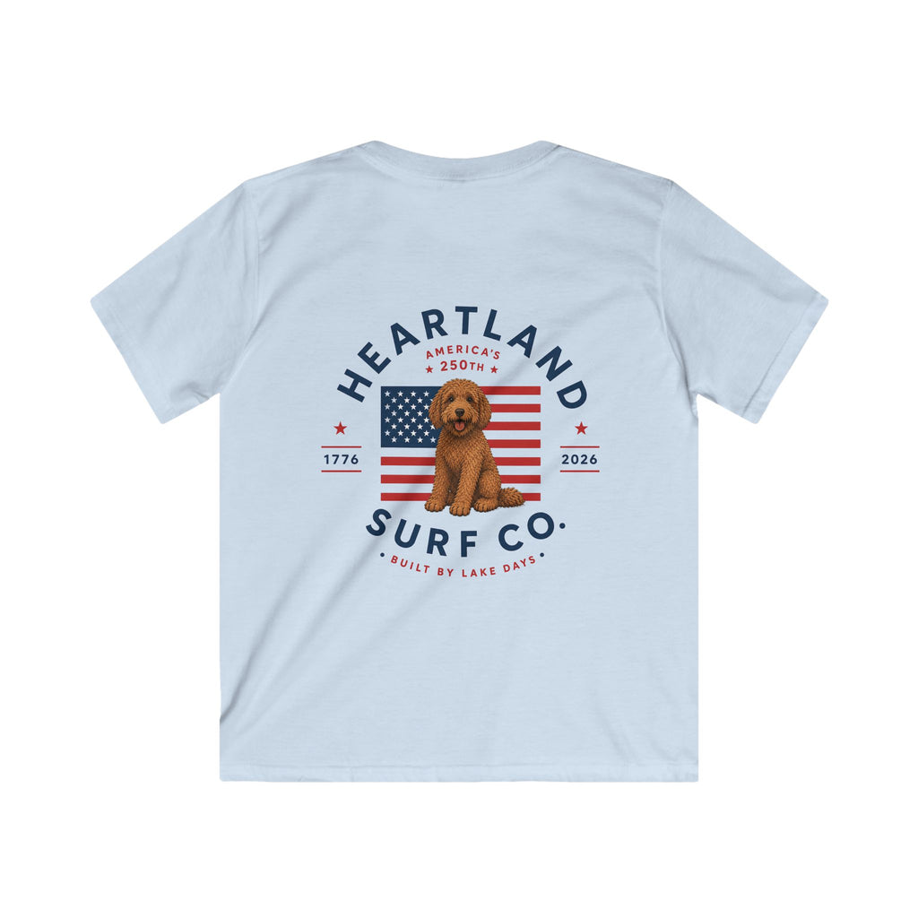 Kids Heartland Surf Co. Dog Days 250th Anniversary T-Shirt