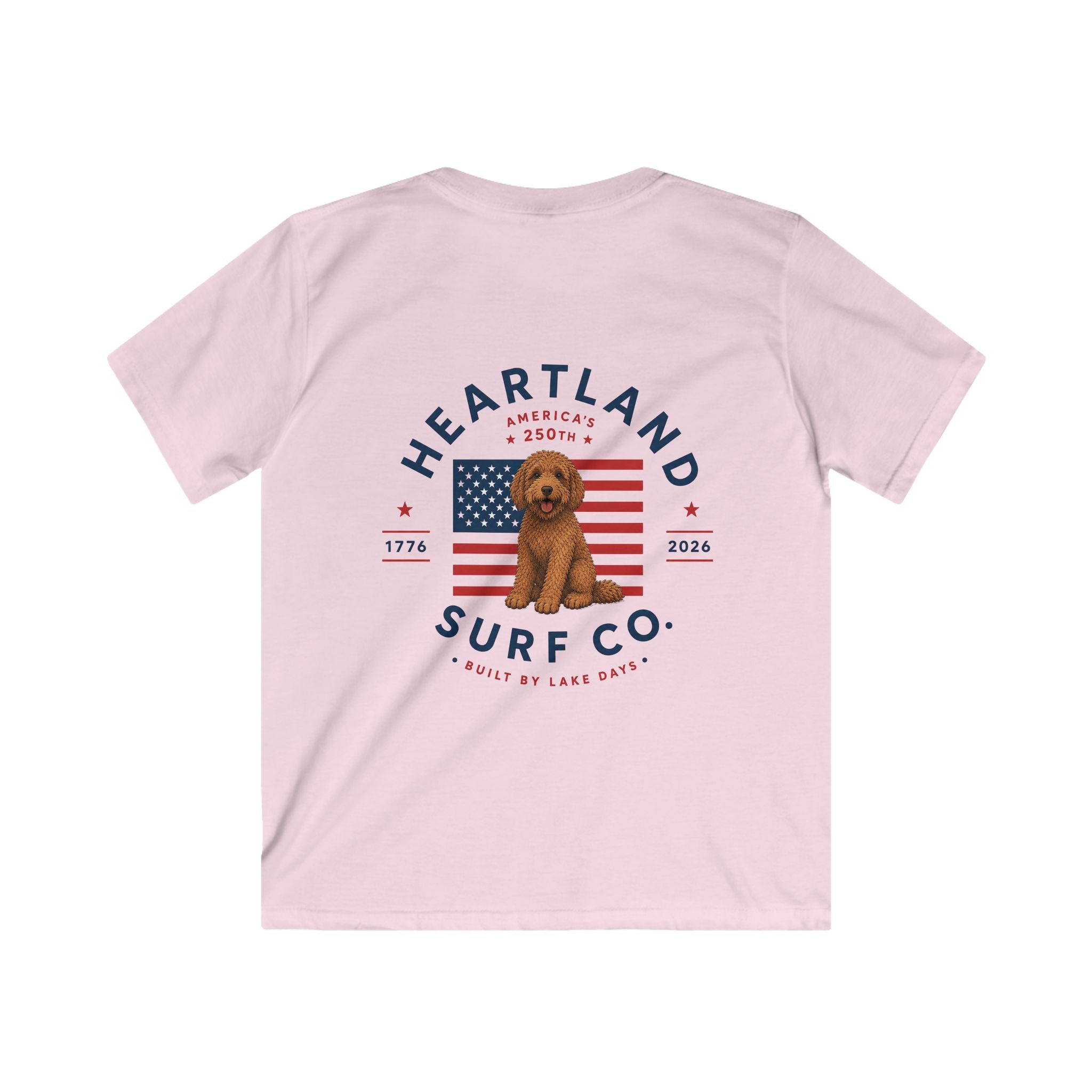 Kids Heartland Surf Co. Dog Days 250th Anniversary T-Shirt