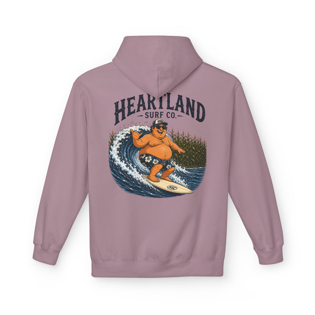Heartland Surf Co. Fat Guy Surfing- Hoodie