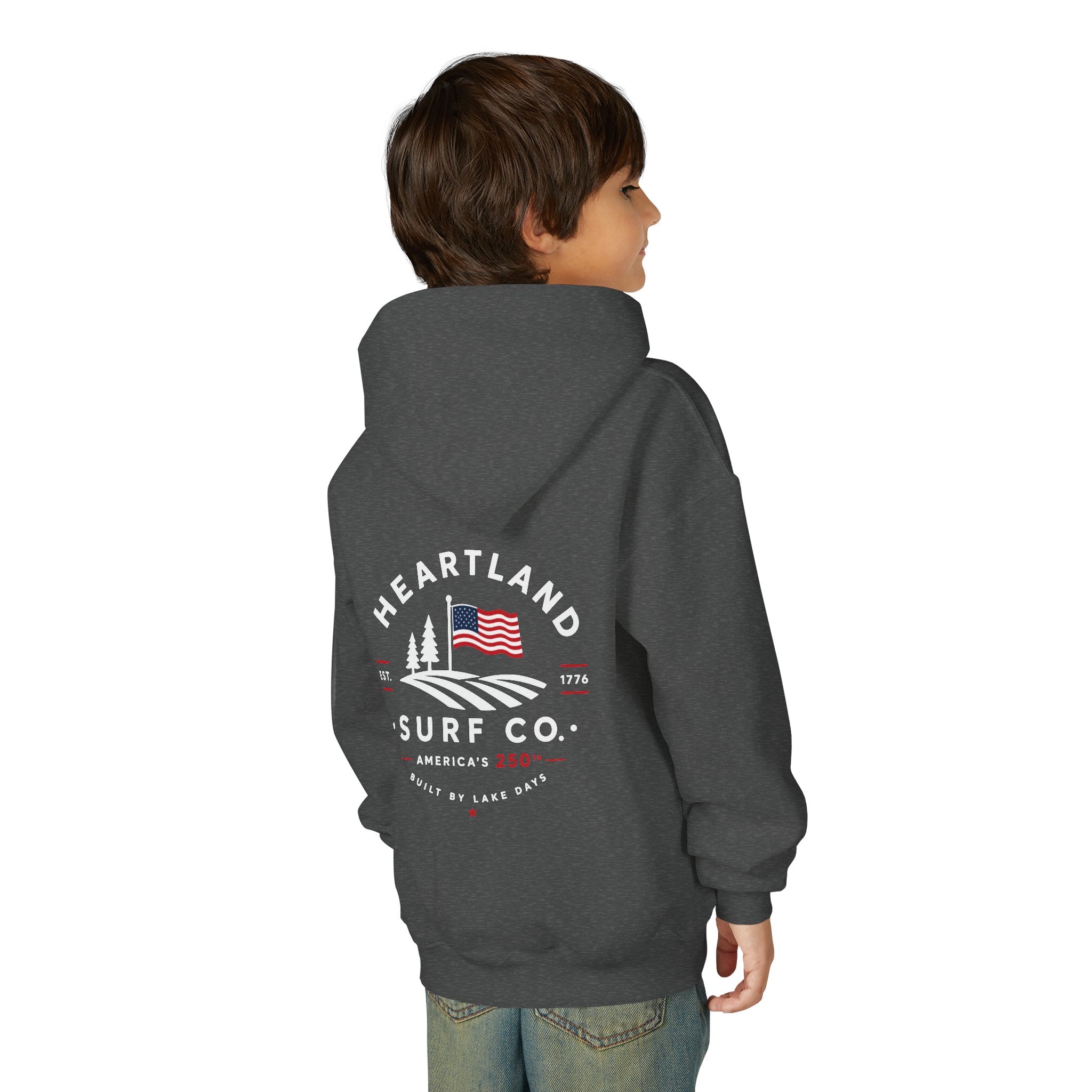 Youth Hoodie — Heartland Surf Co. OG 250th Anniversary