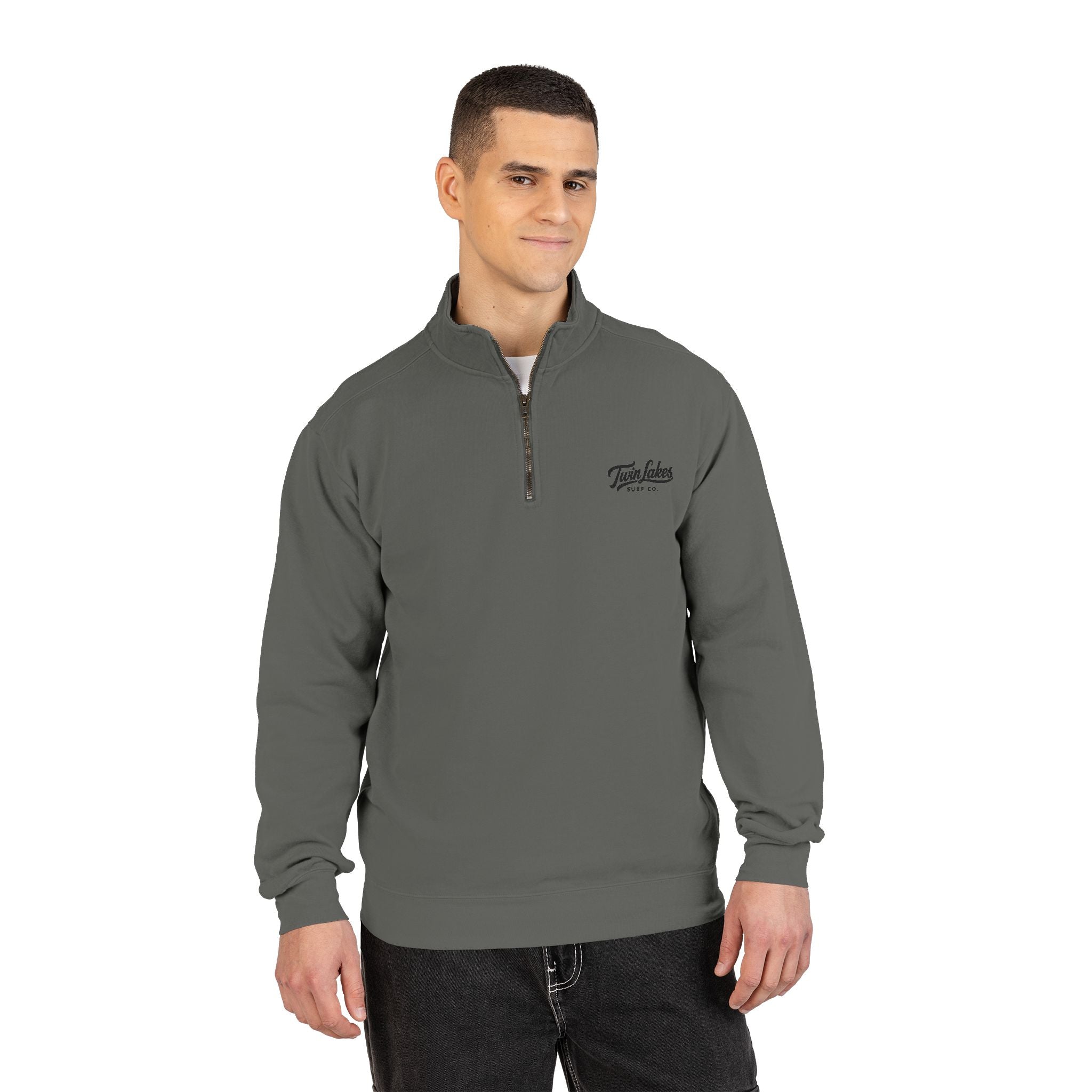 Twin Lakes Surf Co.-Quarter-Zip Sweatshirt