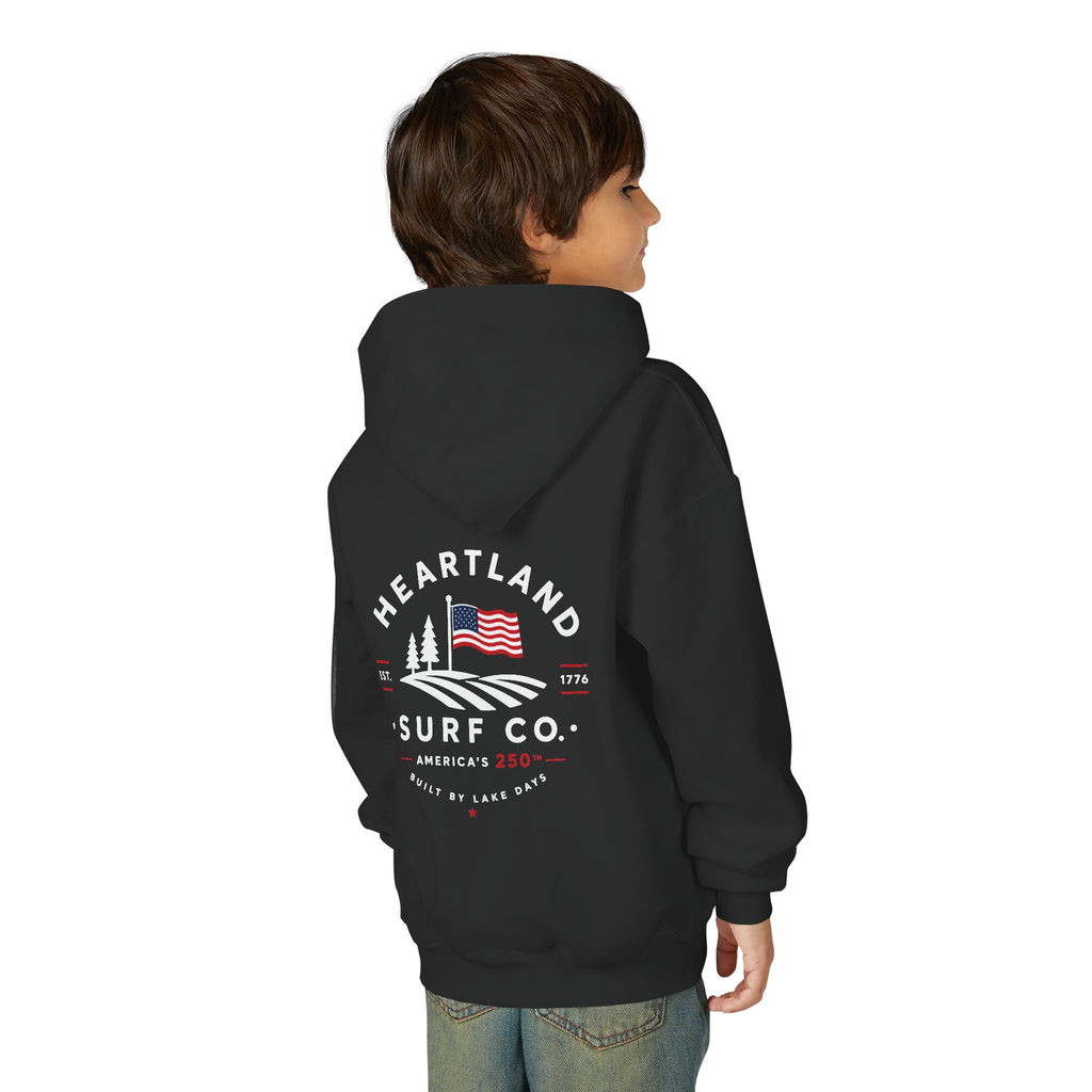 Youth Hoodie — Heartland Surf Co. OG 250th Anniversary