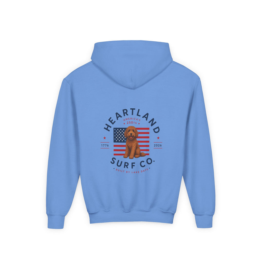 Youth Hoodie — Heartland Surf Co. Dog Days 250th Anniversary
