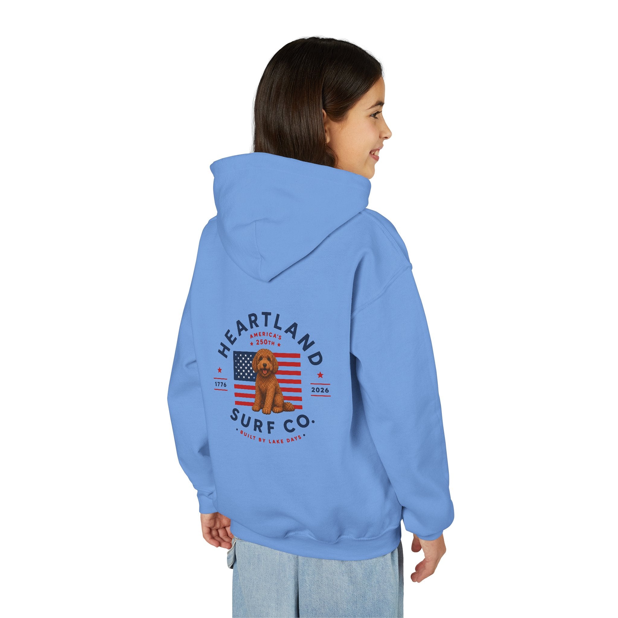 Youth Hoodie — Heartland Surf Co. Dog Days 250th Anniversary