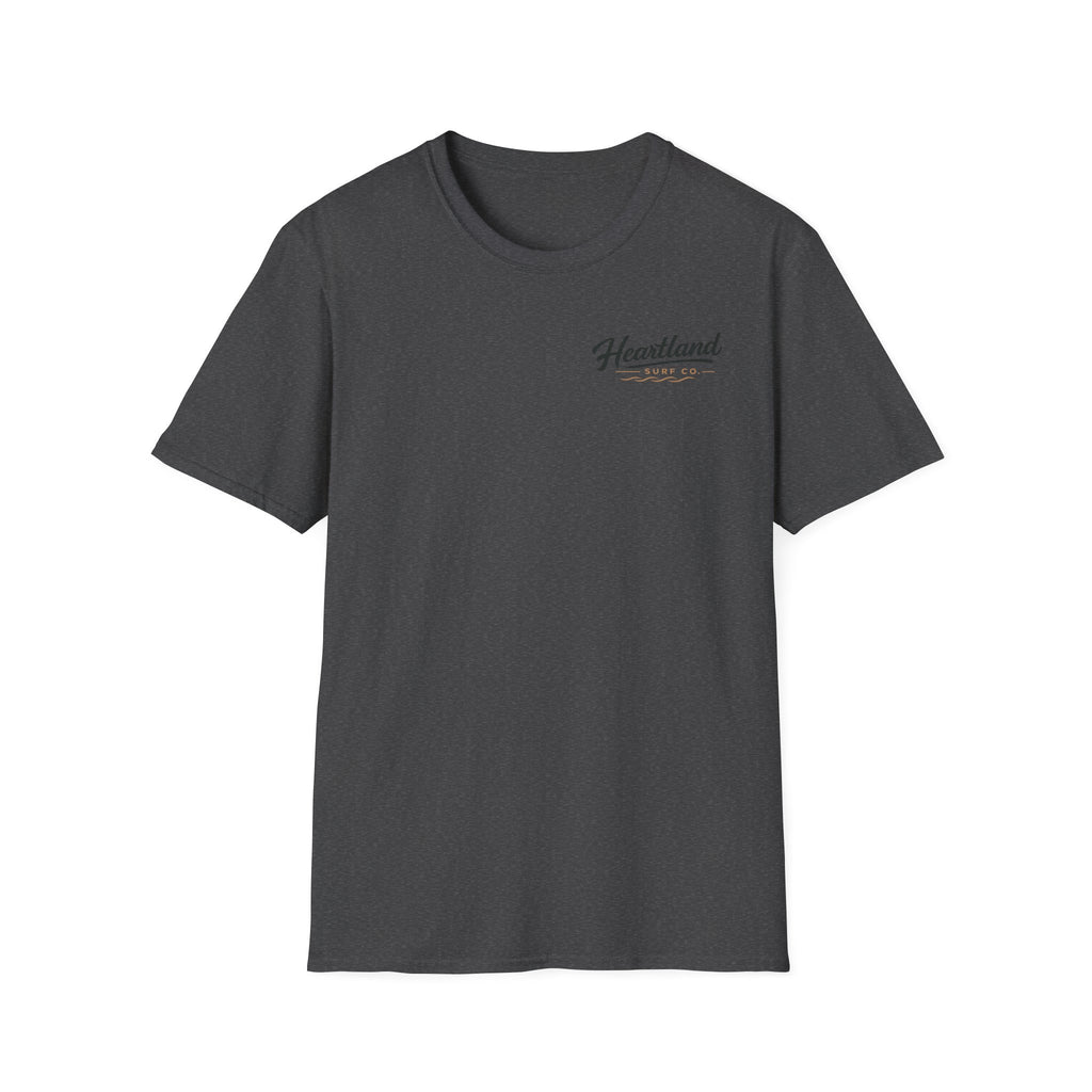 Heartland Surf Co. Fat Guy Surfing T-Shirt