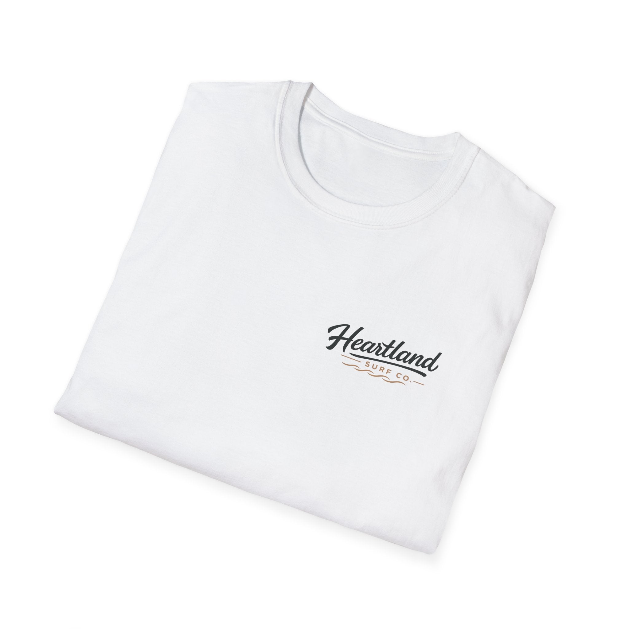 Heartland Sunset T-Shirt — Minimal Coastal Logo Tee