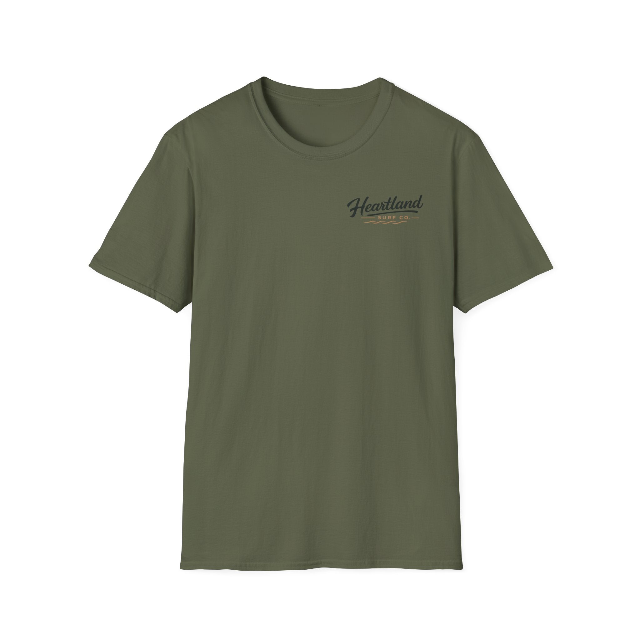 Heartland Surf Co. Fat Guy Surfing T-Shirt