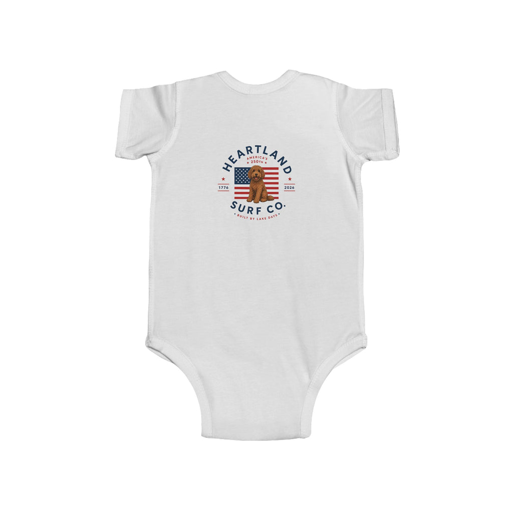 Infant Bodysuit- Heartland Surf Co. Dog Days 250th Anniversary