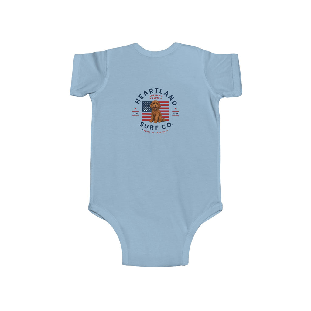 Infant Bodysuit- Heartland Surf Co. Dog Days 250th Anniversary