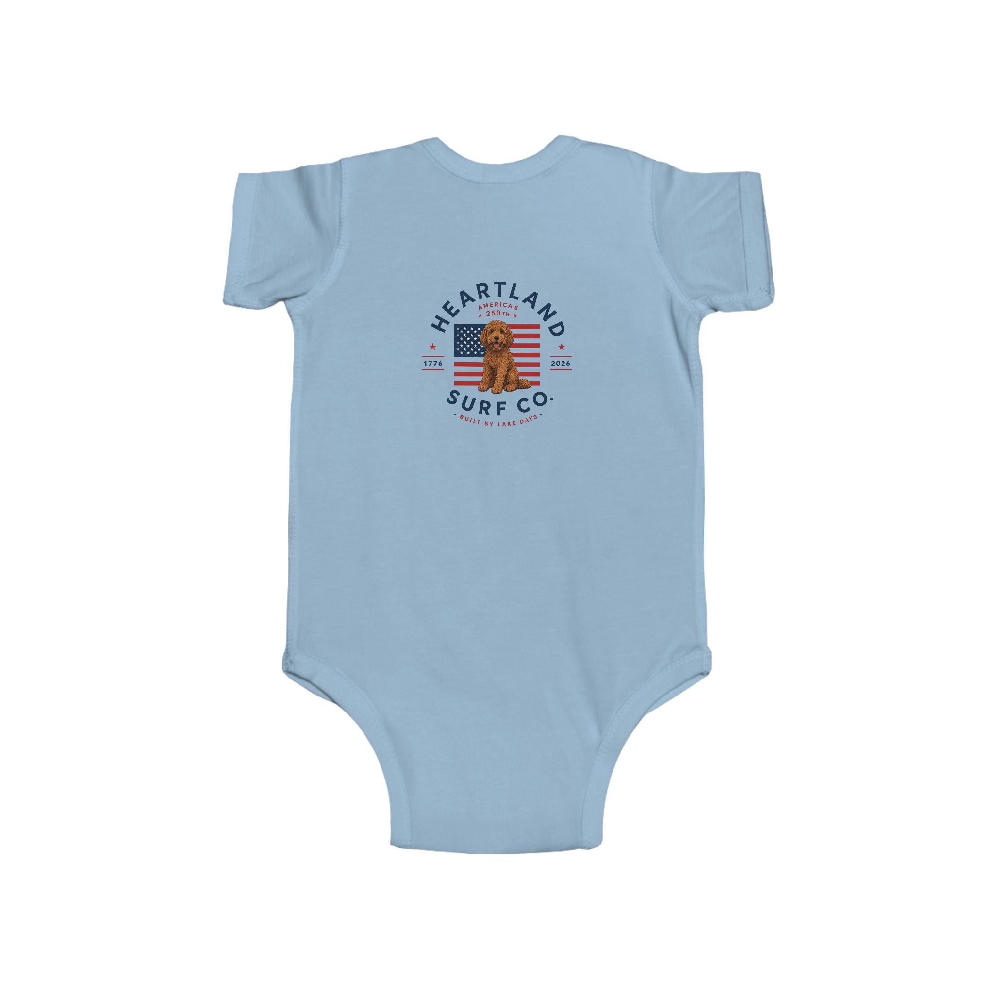 Infant Bodysuit- Heartland Surf Co. Dog Days 250th Anniversary
