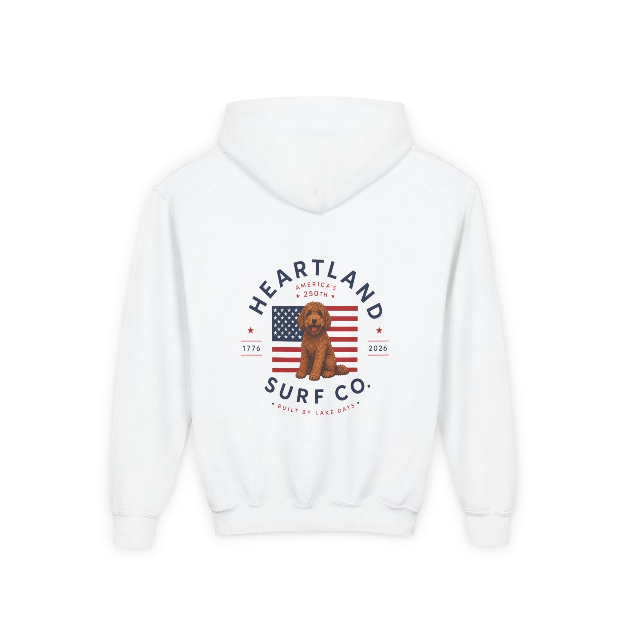 Youth Hoodie — Heartland Surf Co. Dog Days 250th Anniversary
