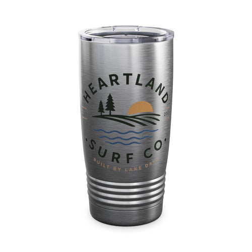Heartland Surf Co. 20oz Ringneck Tumbler – Insulated Lake & Sunset Travel Mug