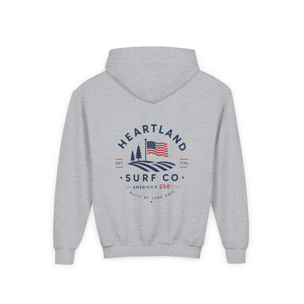 Youth Hoodie — Heartland Surf Co. OG 250th Anniversary