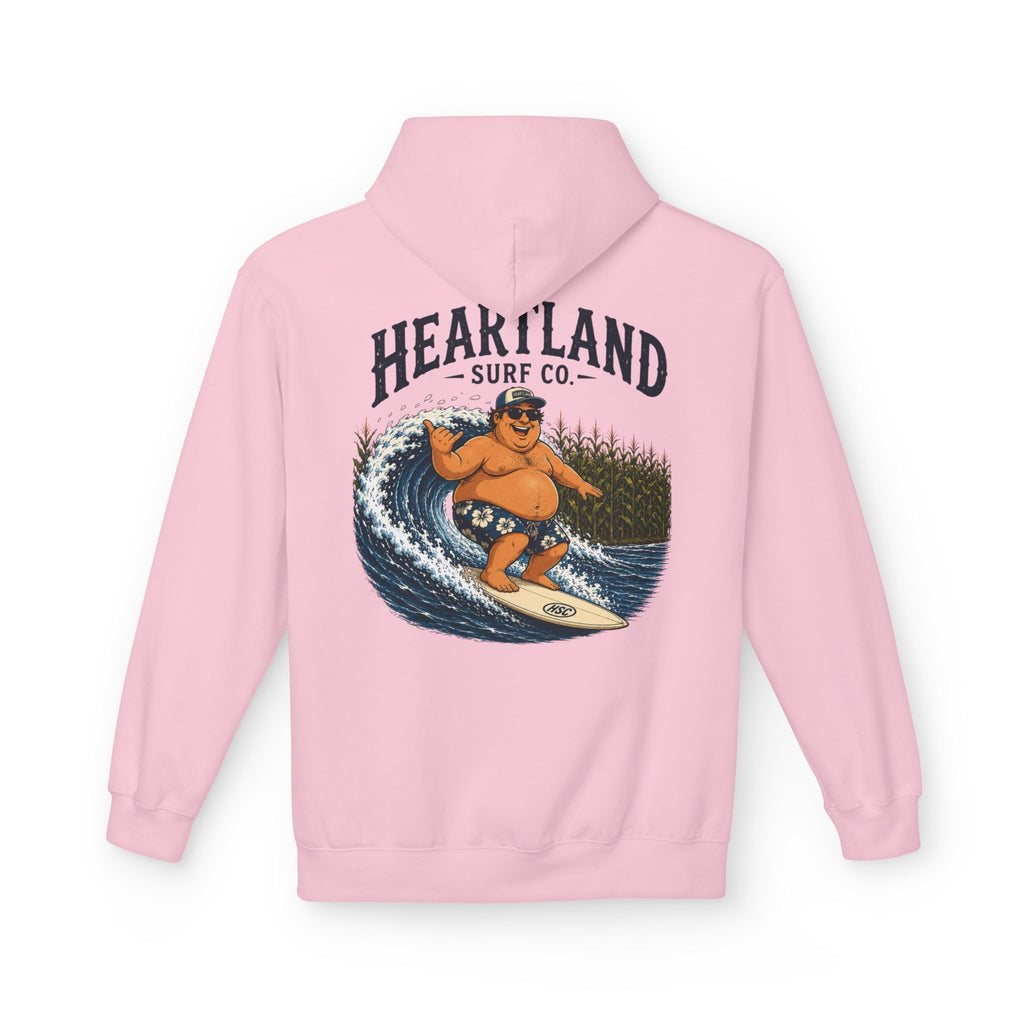 Heartland Surf Co. Fat Guy Surfing- Hoodie