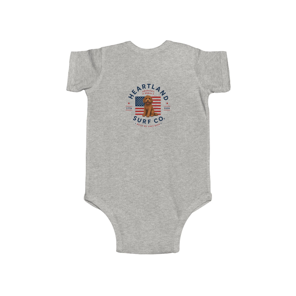 Infant Bodysuit- Heartland Surf Co. Dog Days 250th Anniversary