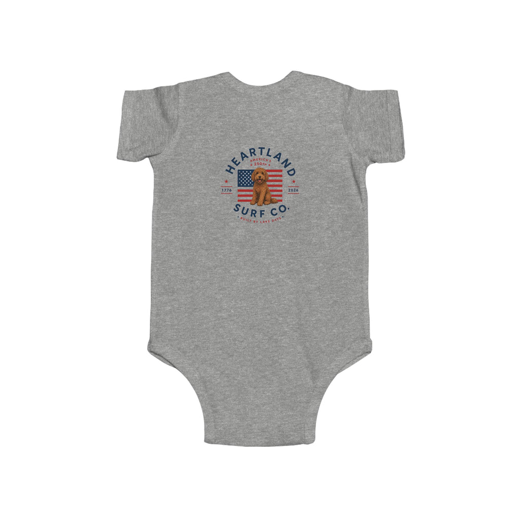 Infant Bodysuit- Heartland Surf Co. Dog Days 250th Anniversary