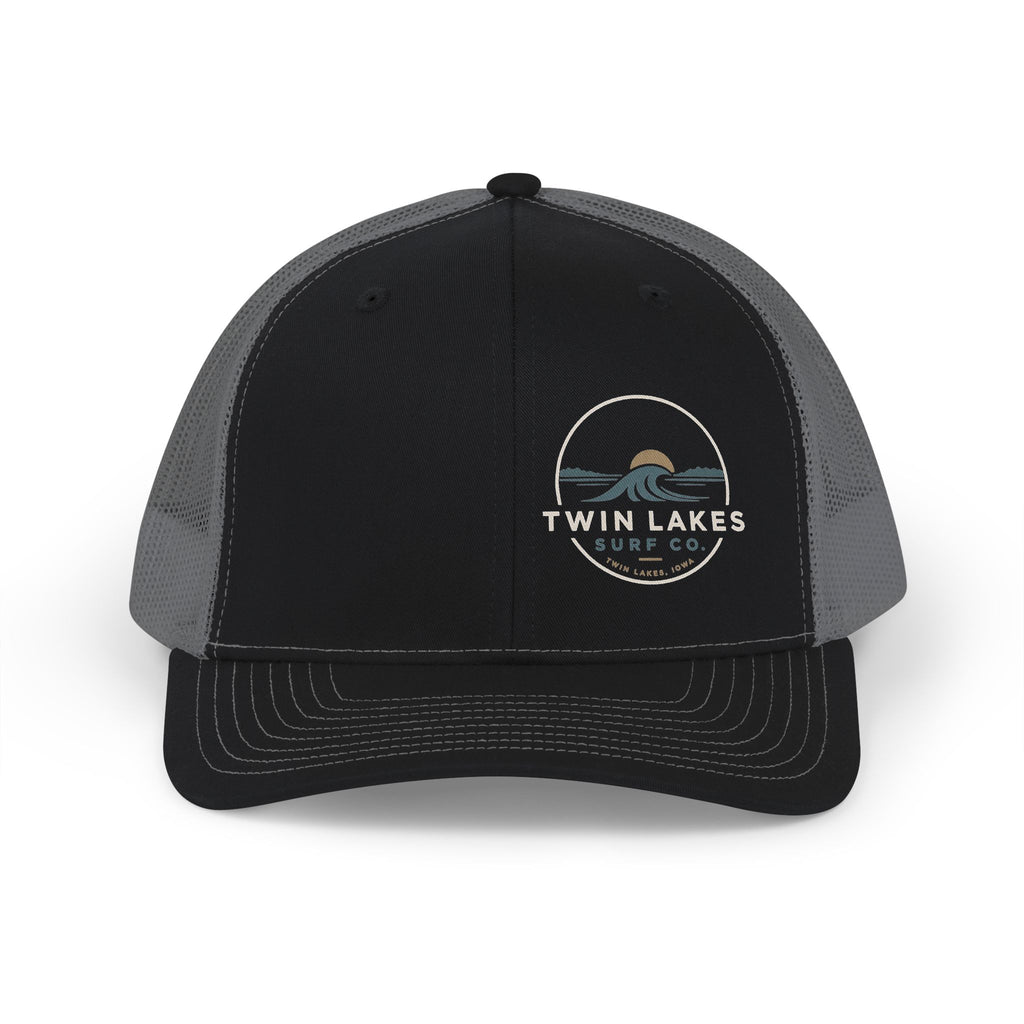 Twin Lakes Trucker Hat – Vintage Sunset Outdoor Snapback