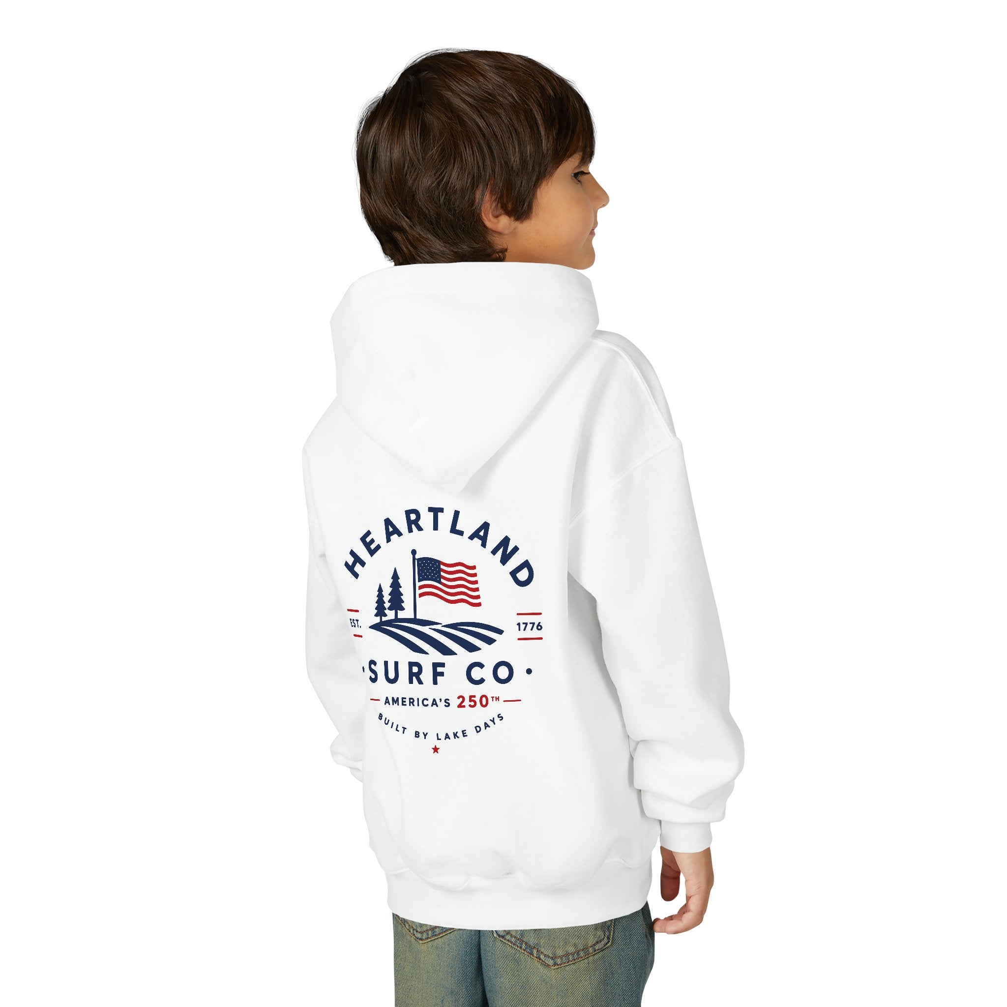 Youth Hoodie — Heartland Surf Co. OG 250th Anniversary