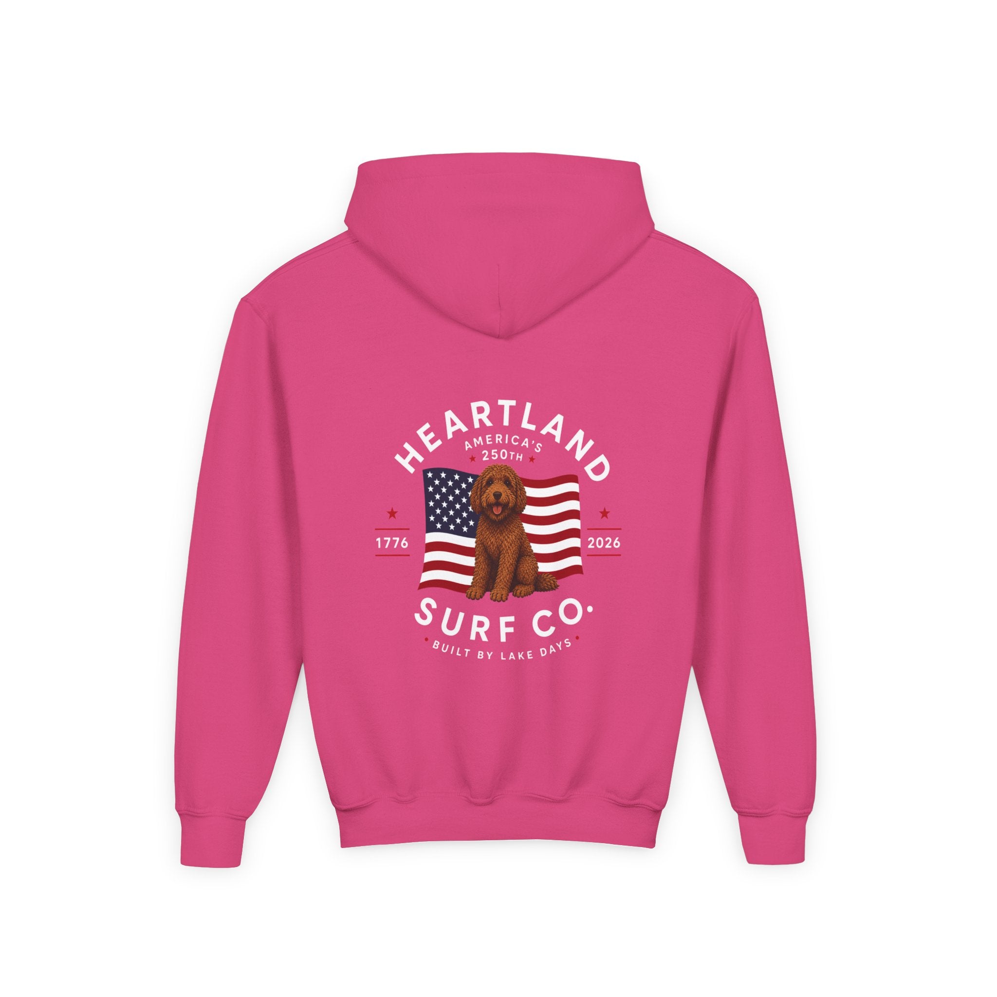 Youth Hoodie — Heartland Surf Co. Dog Days 250th Anniversary