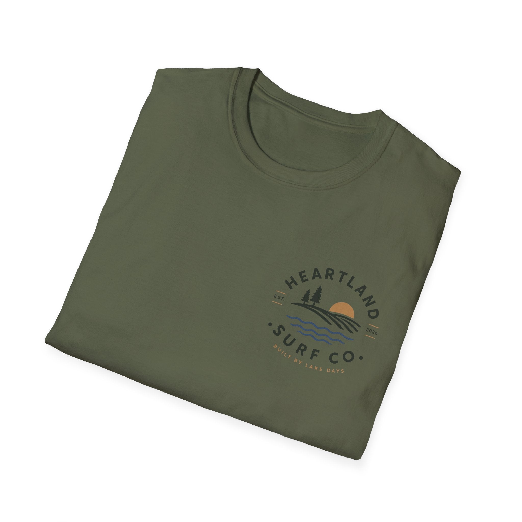Heartland Surf Co. Dog Surf Tee — "Dog Days of Summer"