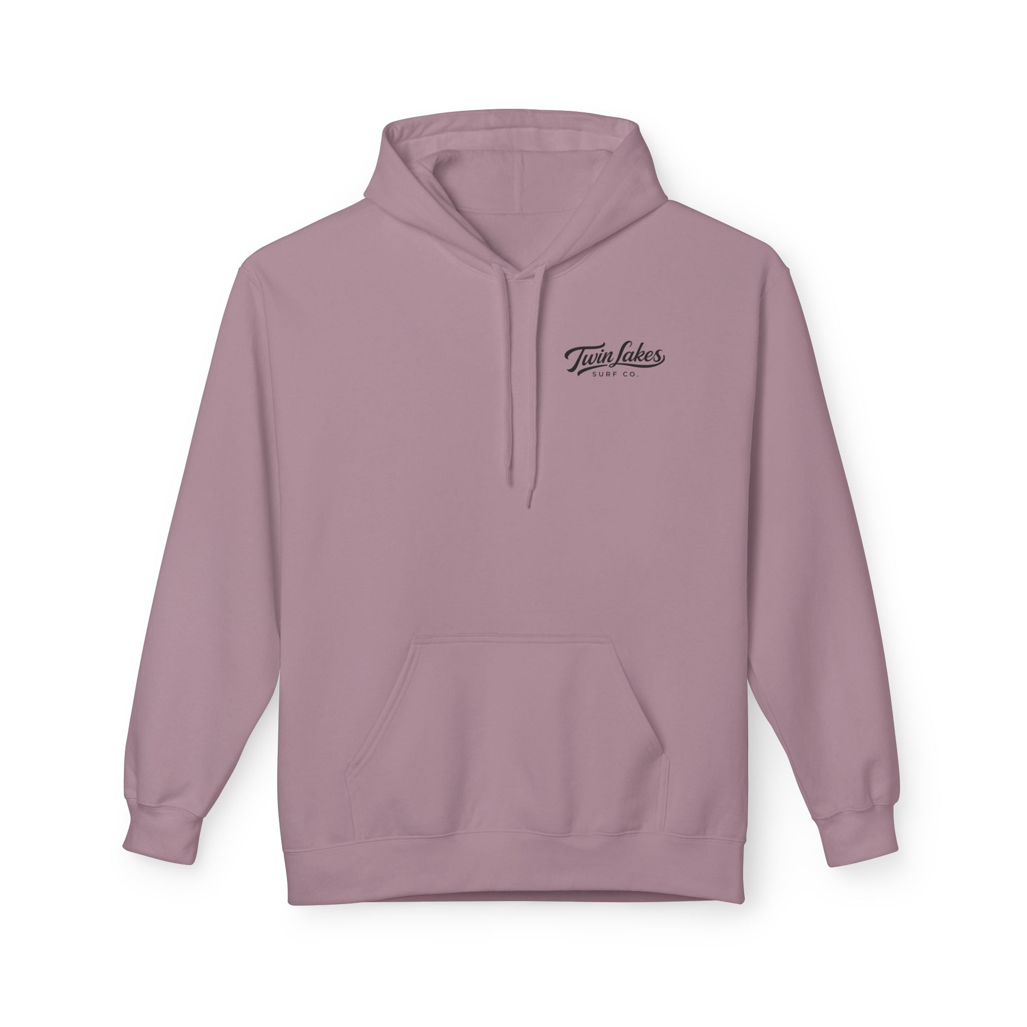 Twin Lakes Surf Co. Hoodie — Vintage Wave Logo Pullover
