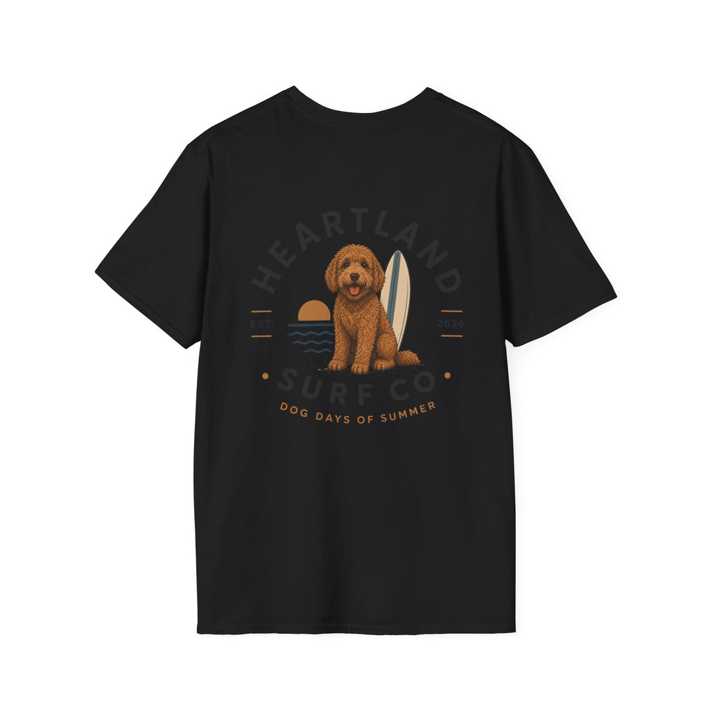 Heartland Surf Co. Dog Surf Tee — "Dog Days of Summer"
